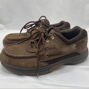 Bass Pro Shop World Wide Sportsman Blue Oxford Shoes Size 10